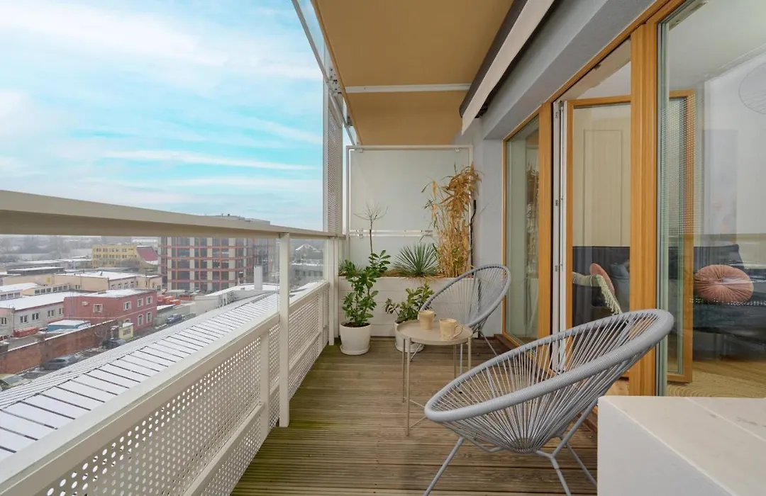 Elegant Apartment with Balcony Krakowska Wrocław by Renters Prestige-1