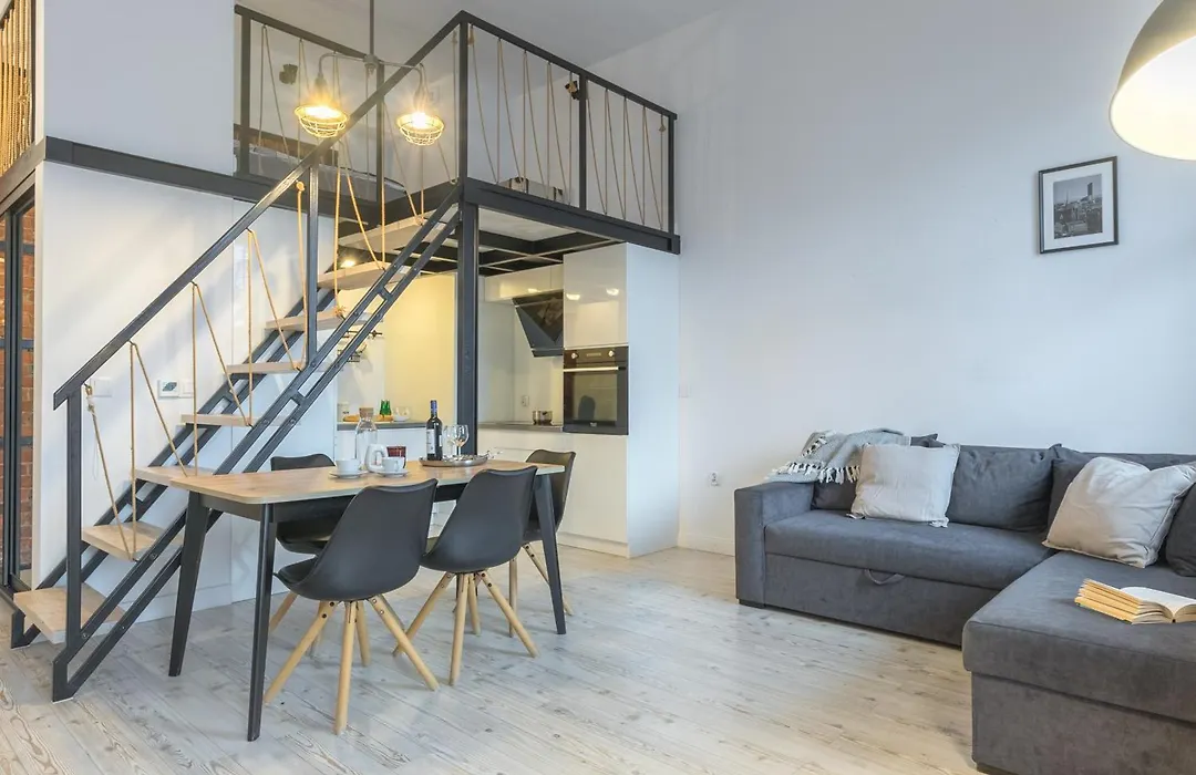 Apartament z antresolą Nowa Papiernia-1