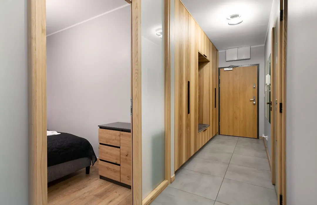 Jesionowe Apartamenty Ashwood Apartments Widok na Odrę 1,4 km od Rynku Parking Podziemny w Cenie Klimatyzacja Sauna w 1 Apt River Oder view 1,4 km Market Square Underground parking Balcony Air conditioning-1