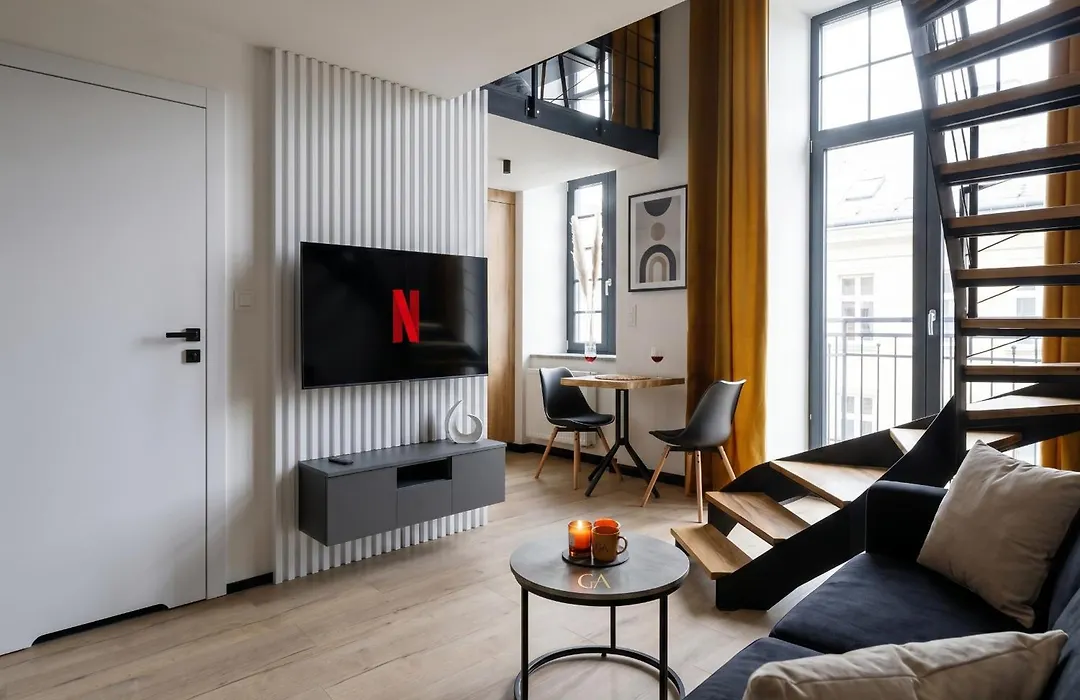 Golden Apartments Wroclaw - Stylish Loft Apartment - Great Location &Jana Pawła33-1