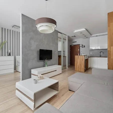 Modern Studio With Balcony For 4 Guests In Wroclaw By Noclegi Renters-3