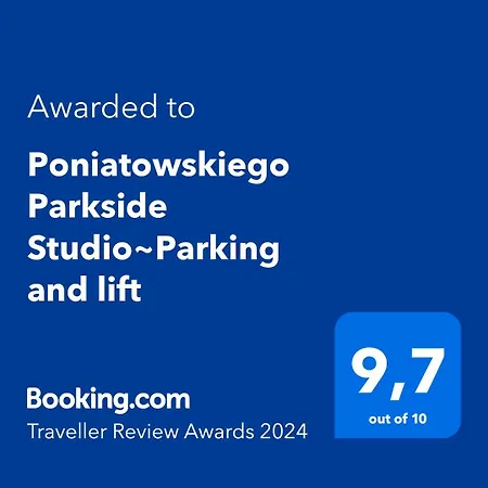 Poniatowskiego Parkside Studio~Parking And Lift-2