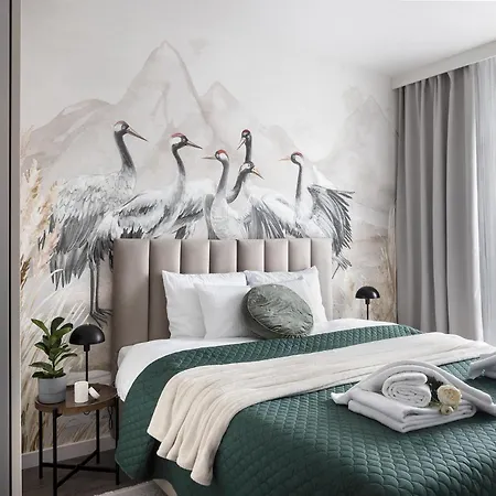 #Madalinskiego57 - City Center, New Bulding, 2 Bedrooms, 2X Double Beds And A Fold-Out Sofa, Separate Kitchen, Ac, Balcony, Free Underground Parking, Self Check In 24H, Internet, Netflix, Coffee Machine, Washing Machine,1Km To The Railway, For Non-Sm-3