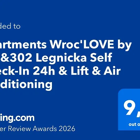 Apartments Wroc'Love By Me &302 Legnicka Self Check-In 24H & Lift & Air Conditioning-2