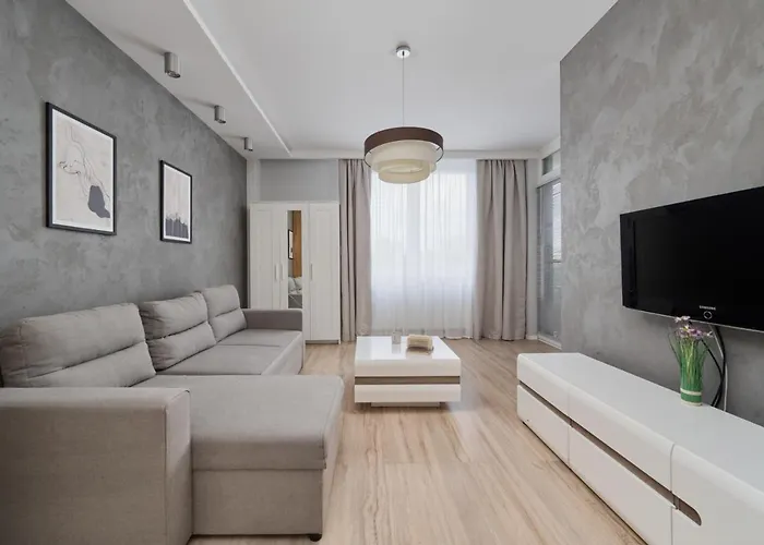 Modern Studio With Balcony For 4 Guests In Wroclaw By Noclegi Renters, Polska