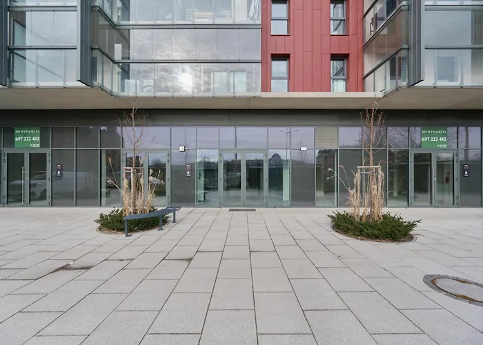 River View Studio With Balcony & Free Garage Wroclaw By Noclegi Renters