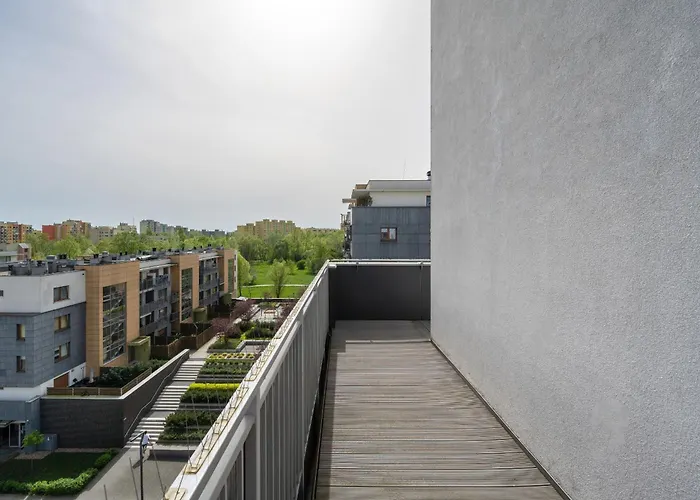 Beautiful With A Spacious Balcony In Wroclaw By Noclegi Renters