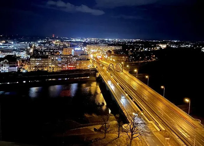 17Th Floor With River View Panorama Wrocław, Polska
