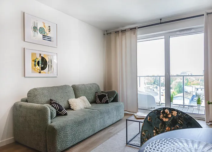 Komfortowy Apartament Z Balkonem I Parkingiem Vratislav, Polsko