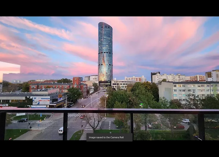 Apartament z widokiem na Sky Tower