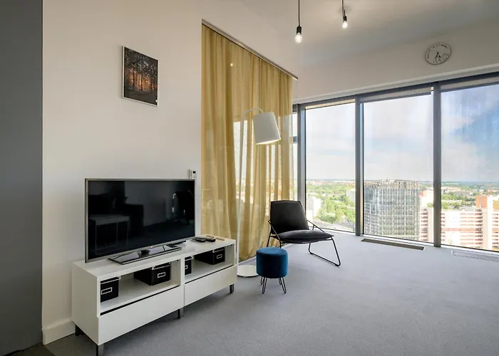 Rentplanet - Apartament Sky Tower Breslau, Polen