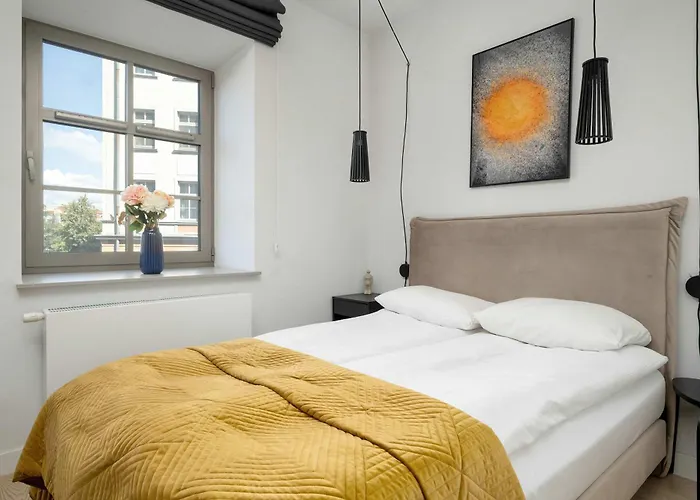 Cosy studio ideal for remote working on Słodowa Island